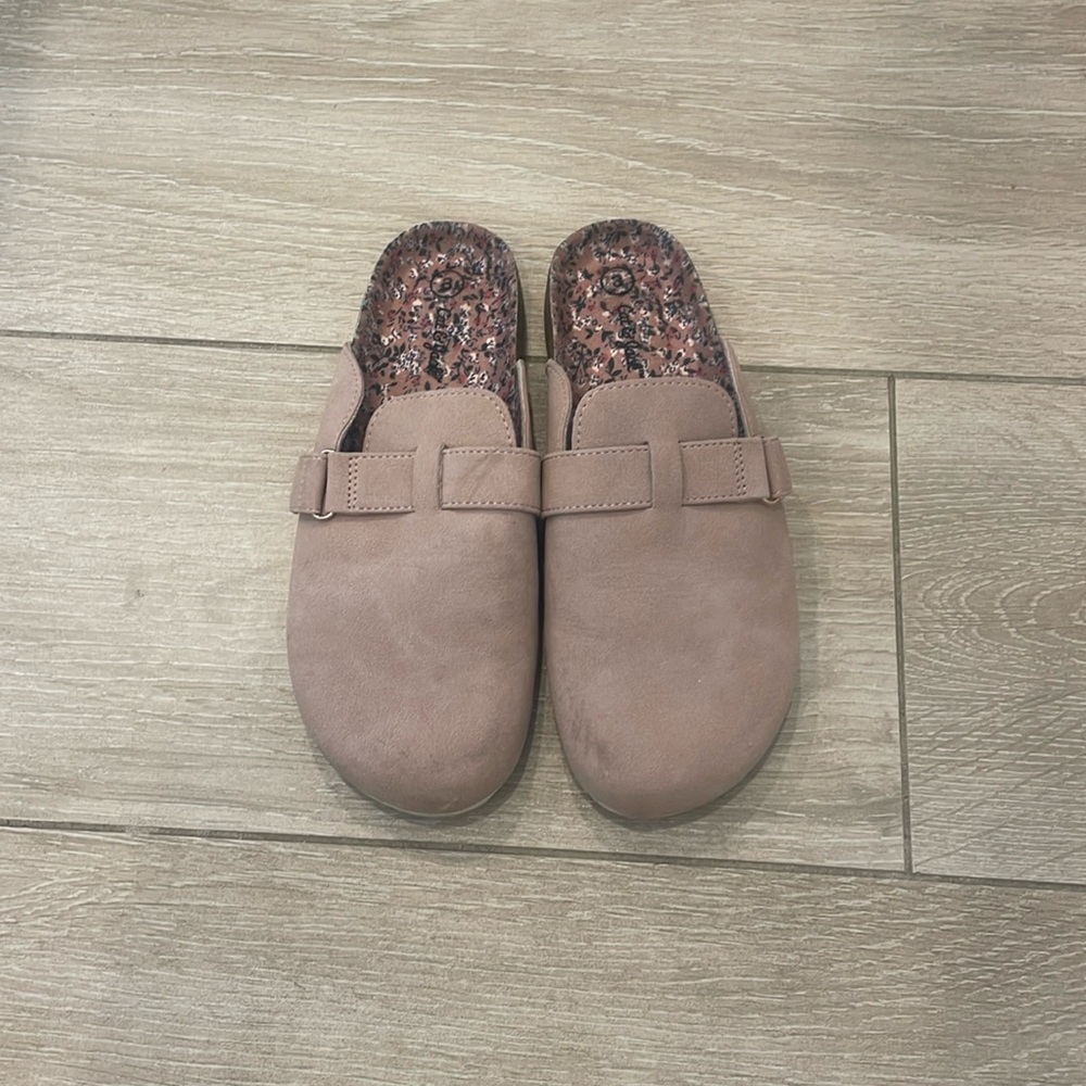 Cat & Jack slide on mule shoes size 3 girls rose/light pink